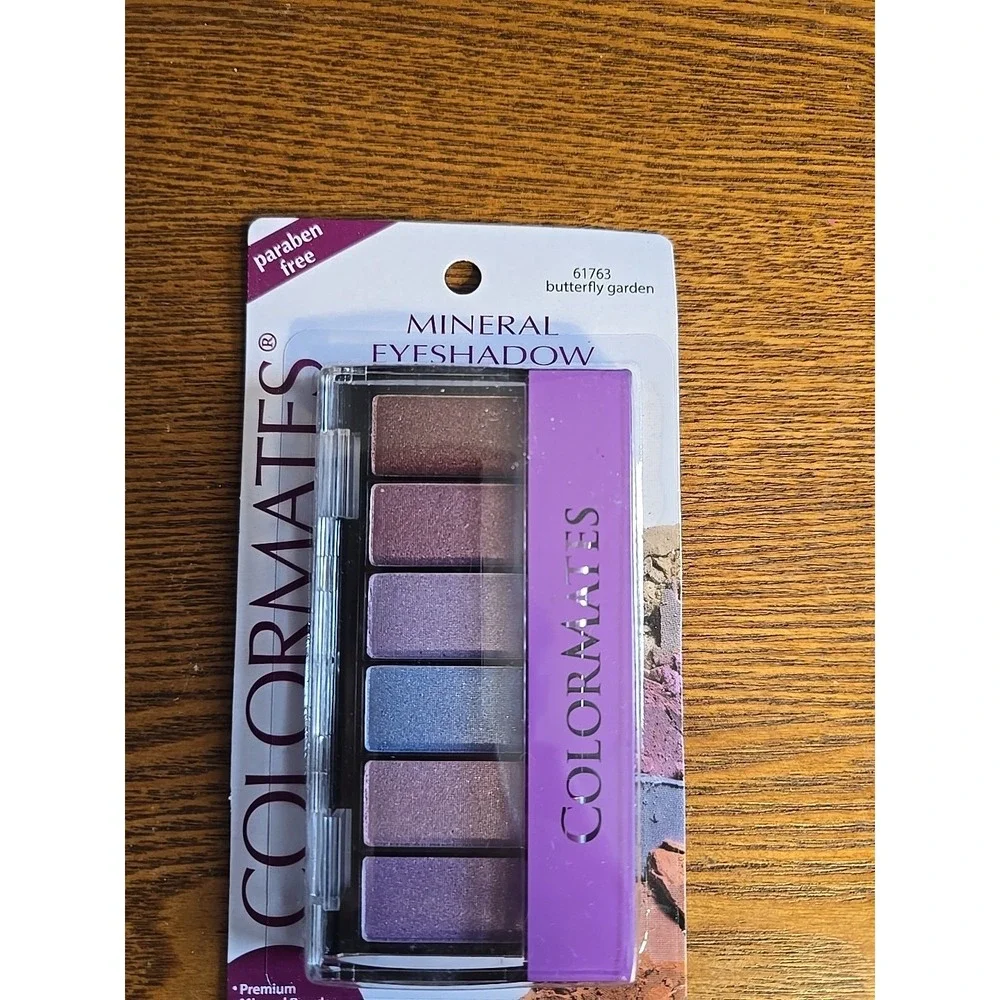 Colormates Mineral Eyeshadow Palette -‎ 6 Shades - 61763 Butterfly Garden - NEW
